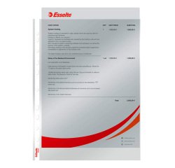 Fundas multitaladro Esselte de polipropileno liso A4 6/100 - Caja de 100