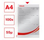 Fundas multitaladro Esselte de polipropileno liso A4 6/100 - Caja de 100