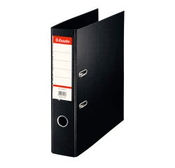 Hefboommap gekartonneerd Esselte A4 - rug 7,5 cm zwart