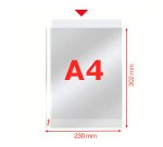 Fundas multitaladro Esselte de polipropileno liso A4 6/100 - Caja de 100