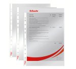 Fundas multitaladro Esselte de polipropileno liso A4 6/100 - Caja de 100