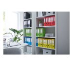 Classeur à levier plastifié Esselte No. 1 Power - dos 7,5 cm - vert clair