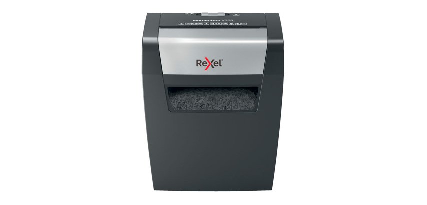 Destructeur Rexel Momentum X308 - coupe croisée