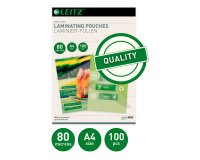 Doos met 100 lamineerhoesjes Leitz A4 2 x 80 micron Leitz