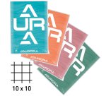 Aurora Splendid cursusblok, ft A4, 70 g/m², 2-gaatsperforatie, geruit 10 mm, 100 vel