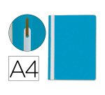 Dossier con fástener metálico A4 cubierta transparente y trasera opaca Q-connect capacidad 30 hojas