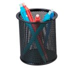 Cubilete portalápices Q-connect rejilla metal