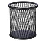 Cubilete portalápices Q-connect rejilla metal