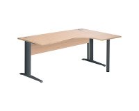 Mesa compacta patas metálicas "L" Bruneau Excellens