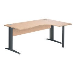 Büro kompakt Bruneau Excellens L-Metallgestell