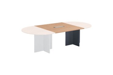 Prolunga L 120 x P 120 cm per tavolo modulare con top Access integrato gambe a croce Excellens