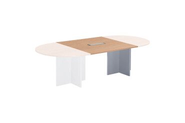 Extension pour table modulable avec Top Access intégré pieds croix Excellens