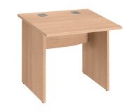 Bureau droit L 80 cm piètement plein Essens