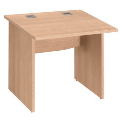 Bureau droit L 80 cm piètement plein Essens