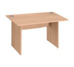 Bureau droit L 120 cm piètement pleins Essens