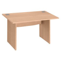 Bureau droit L 120 cm piètement pleins Essens