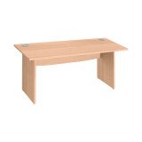 Bureau droit L 160 cm piètement plein Essens