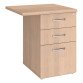 Caisson hauteur bureau 3 tiroirs avec extension Excellens