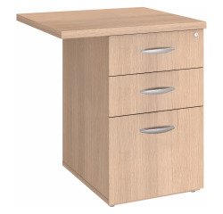 Caisson hauteur bureau 3 tiroirs avec extension Essens