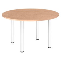 Meeting table with 4 metal tube legs Excellens