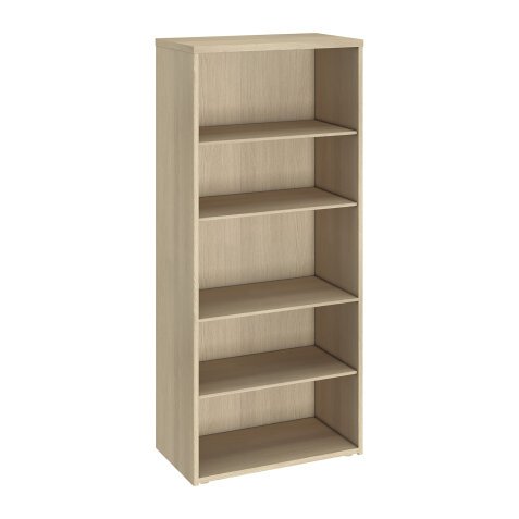 High wooden library H 182 x W 80 cm Excellens / Arko