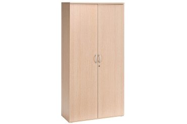 Armoire haute bois portes battantes H 200 x L 100 cm Excellens