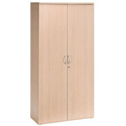 Armoire haute bois portes battantes H 200 x L 100 cm Excellens