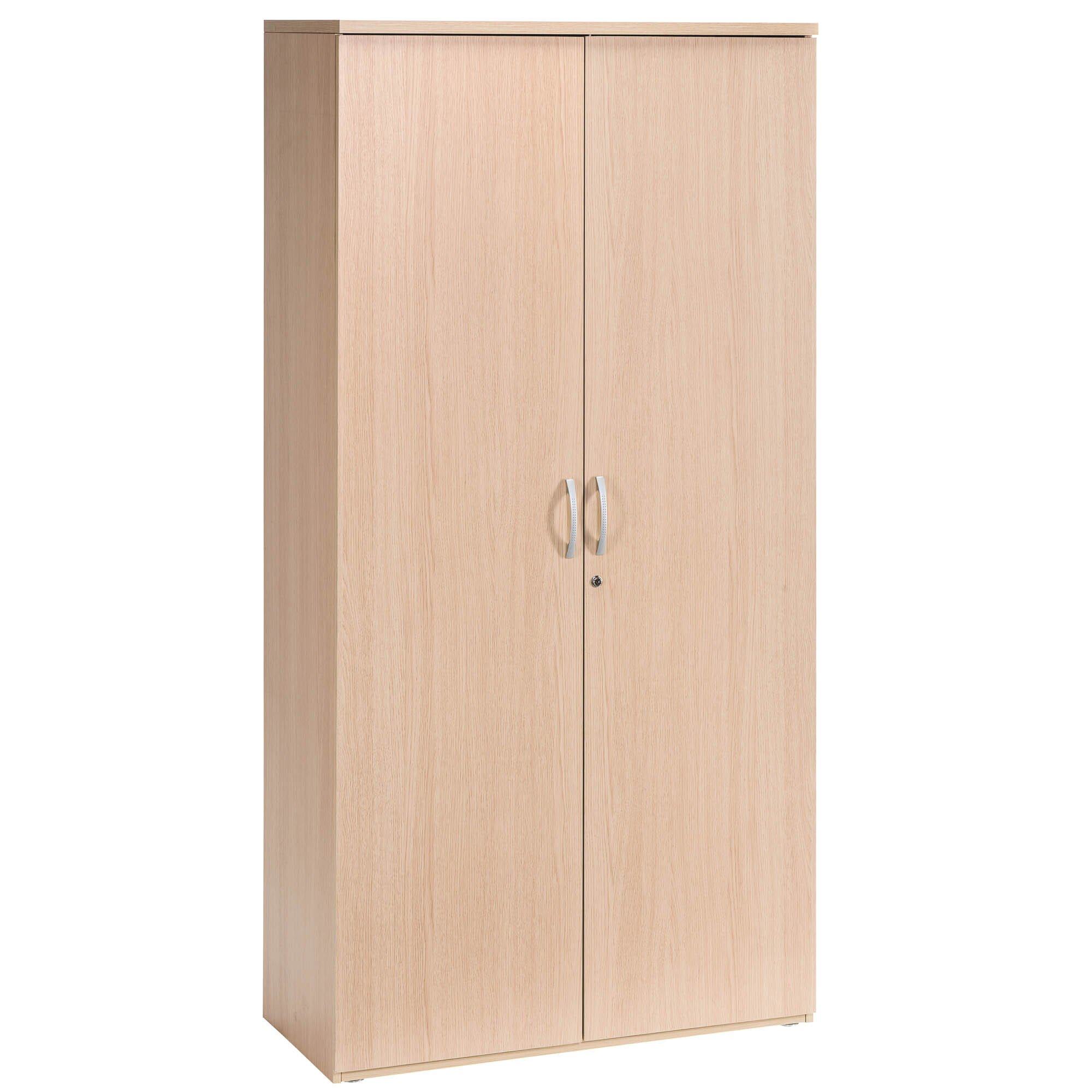 Armoire haute bois portes battantes H 200 x L 100 cm Excellens