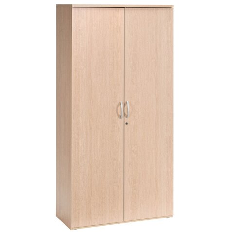 Armoire haute bois portes battantes H 200 x L 100 cm Excellens