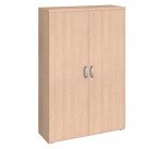 Armoire haute bois portes battantes H 182 x L 120 cm Essens