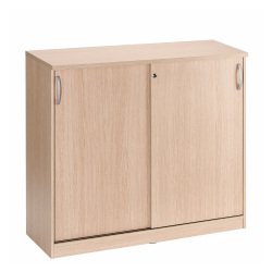 Cabinet counter wood sliding doors H 104 x W 120 cm Excellens / Arko