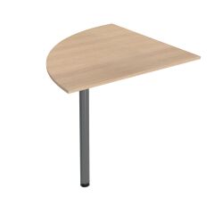 Angle de liaison 90° plateau chêne clair pied tube Essens