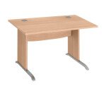 Scrivania Bruneau Excellens gambe ad L in legno