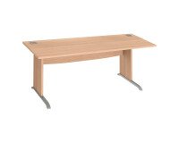 Brown Bruneau Excellens desk with wooden legs