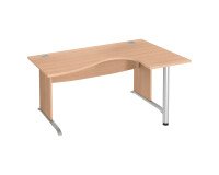 Bureau compact piètement L bois Bruneau Excellens