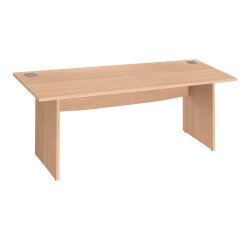 Scrivania larghezza lineare base legno pieno Excellens