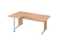 Scrivania compatta con allungo base ad L Excellens