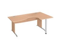 Scrivania compatta con allungo base ad L Excellens