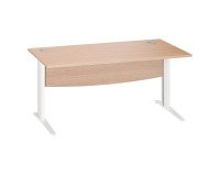Bureau Excellens piètement L métal Bruneau