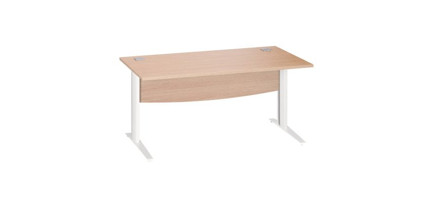 Bureau Excellens piètement L métal Bruneau