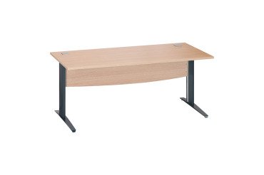 Bureau Excellens piètement L métal Bruneau