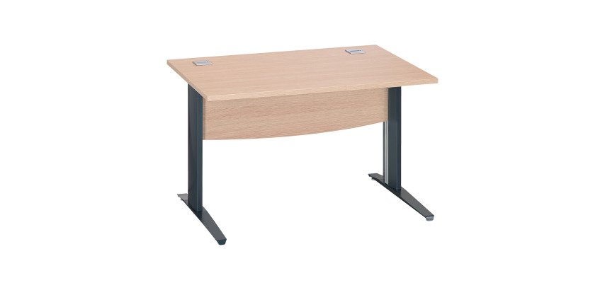 Bureau Excellens piètement L métal Bruneau