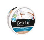 Pack 2 pots de désodorisant gel Boldair destructeur d'odeurs Fleur de coton 300 g + 1 OFFERT