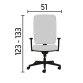 Fauteuil de bureau Friedman