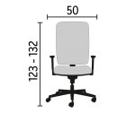 Fauteuil de bureau gamer MONZA simili cuir - avec accoudoirs et appui-tête - Mécanisme Synchrone - Pieds aluminium