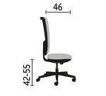 Reposabrazos regulables en altura para silla Difesa - Juego de 2