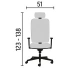 Appui-tête pour chaise de bureau BRUNEAU ACTIV'