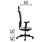 Chaise de bureau Garvey dossier maille avec têtière