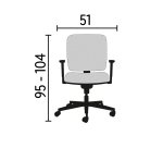 Silla de oficina Anzio