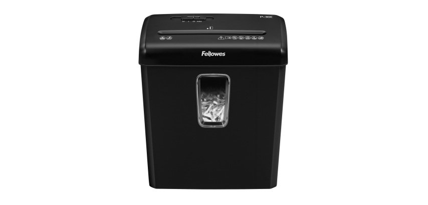 Destructeur Fellowes Powershred P-30C - Coupe croisée